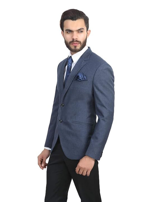 Men's Slim Fit Single Breasted Blazer